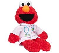 GUND Sesame Street Doctor Elmo Take Along Buddy 13-Inch Plush Toy; Ages 1+ | Soft Tactile Sensory Details Promote Pretend Play and Emotional Expression during Early Learning; Thoughtful Toddler Gift