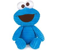 GUND Sesame Street Official Cuddly Corduroy Cookie Monster Muppet Plush, Premium Plush Toy for Ages 1 & Up, Blue, 10.5”