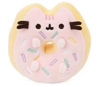 GUND Sprinkle Donut Pusheen Sweet Dessert Squishy Plush Stuffed Animal Cat Squishy and Satisfyingly Stretchy Fabric, for Ages 8 and Up, Pink and Mint, 4”
