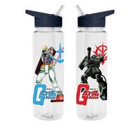 Gundam 700ml Plastic Water Bottle - Warring Factions Design, Kids Bottle - Official Merchandise