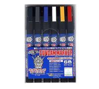 Gundam Marker GMS109 GUNPLA Gundam Seed Basic Set GM40-45 Markers (6) BANDAI