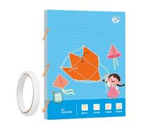 Gungtj 3D Geometry Book for Children, 3D Geometry Learning Toy with 9/12/15 Bodies - Educational Toy Spatial Thinking for Children Classroom Beginners Travel & Group Learning Home School