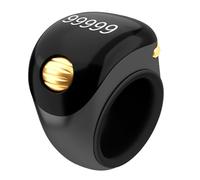 Gungtj Finger Counter, 5 Digit Finger Clicker Counter, Electronic Digital Display, Portable Prayer Counting Tool, Rotating Tasbeeh for Meditation, Relaxation, Silicone