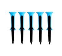 Gungtj Golf Tees, 5-Piece Set with Trajectory Correction, 3.15 Inches Height, Sturdy Portable Design for Turf Mats, Putting Green, Beginner Practice, Course, Driving Range, Backyard Use