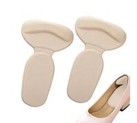 Gungtj Heel Pads for Shoes - Soft Self-Adhesive Shock-Absorbing - Shoe Heel Pads Ankle Protector - for Men Women Adults Boots Sneakers, Stop Slip and Blister