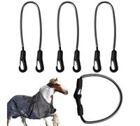 Gungtj Leg Straps for Horse Blankets | 4 Piece Equestrian Tool,Horse Water Bucket Straps - for Trainers Competition Rider Barn Manager Stable Hand Riding School Ranch Farm Tack Room