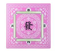 Gungtj Play Mat for Table, Mahjong Table Mat, 27 x 27 Inch Mahjong Tablecloth for Playing Cards, Dice Game Tablecloth, Retro Mahjong Accessories, Board Game Table Mat for Mahjong, Poker, Card