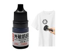Gungtj Screen Printing Ink,5ml Crafts Art Supplies | Waterproof Eco-Friendly Photosensitive Screen Printing Ink Create Designs for Home Decoration, Clothing and Ribbons