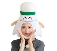 Gungtj Shuttlecock Cosplay Hat,Soft Hilarious Attention-Grabbing Headwear | Prank Costume Shuttlecock Theme Hat | for School Activity Birthday Stage Performance Gathering Party Women Men Teens