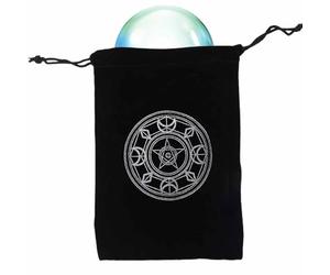 Gungtj Tarot Card Holder Pouch,Mysterious Tarot Card Storage Bag - & Dice Storage Bag, Board Game Embroidery Drawstring for Enthusiasts, Type B, Refer to description, Unisex