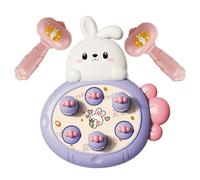 Gungtj Wack and Mole, Interactive Whack A Rabbit Game, Learning Toddler Toy with 2 Pounding Hammers, Rabbit Theme Birthday Toys for Age3+ Years Old Kids