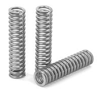 GUNGY Compression Spring Stainless Steel Spring Compression Springs 50 mm Wire Diameter 2 mm Outer Diameter 12 mm Length 50 mm Maximum Spring Force 12.55 kg Pack of 10