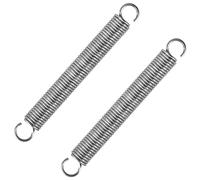 GUNGY Extension Spring 100mm Tension Spring With Dual Hook in 304 Stainless Steel OD 12mm Wire Diameter 1.5mm Max Load 6KG 1.5x12x100mm 2 Pieces