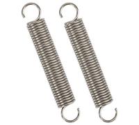 GUNGY Extension Spring 100mm Tension Spring With Dual Hook in 304 Stainless Steel OD 16mm Wire Diameter 2mm Max Load 8.8KG 2x16x100mm 2 Pieces