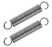 GUNGY Extension Spring 100mm Tension Spring With Dual Hook in 304 Stainless Steel OD 18mm Wire Diameter 2.5mm Max Load 12.8KG 2.5x18x100mm 2 Pieces