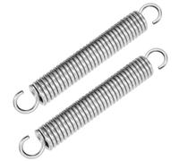 GUNGY Extension Spring 125mm Tension Spring With Dual Hook in 304 Stainless Steel OD 18mm Wire Diameter 2.9mm Max Load 24KG 2.9x18x125mm 2 Pieces