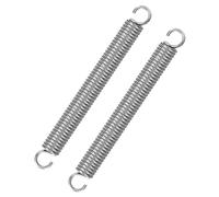 GUNGY Extension Spring 150mm Tension Spring With Dual Hook in 304 Stainless Steel OD 16mm Wire Diameter 2.5mm Max Load 19KG 2.5x16x150mm 2 Pieces