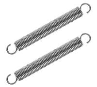 GUNGY Extension Spring 150mm Tension Spring With Dual Hook in 304 Stainless Steel OD 18mm Wire Diameter 2.5mm Max Load 12.8KG 2.5x18x150mm 2 Pieces