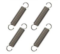 GUNGY Extension Spring 50mm Tension Spring With Dual Hook in 304 Stainless Steel OD 10mm Wire Diameter 1.2mm Max Load 3.2KG 1.2x10x50mm 4 Pieces