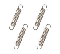 GUNGY Extension Spring 60 mm Tension Spring With Dual Hook in 304 Stainless Steel OD 10 mm Wire Diameter 1.6 mm Max Load 8 kg 1.6 x 10 x 60 mm 4 Pieces