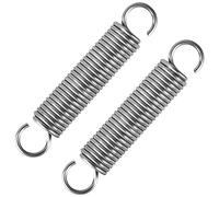 GUNGY Extension Spring 60 mm Tension Spring With Dual Hook in 304 Stainless Steel OD 12 mm Wire Diameter 1.5 mm Max Load 6 kg 1.5 x 12 x 60 mm 2 Pieces