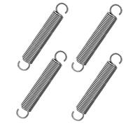 GUNGY Extension Spring 60mm Tension Spring With Dual Hook in 304 Stainless Steel OD 10mm Wire Diameter 1.2mm Max Load 3.2KG 1.2x10x60mm 4 Pieces