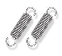 GUNGY Extension Spring 60mm Tension Spring With Dual Hook in 304 Stainless Steel OD 15mm Wire Diameter 2.2mm Max Load 11.8KG 2.2x15x60mm 2 Pieces