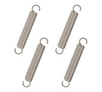 GUNGY Extension Spring 70 mm Tension Spring With Dual Hook in 304 Stainless Steel OD 10 mm Wire Diameter 1.6 mm Max Load 8 kg 1.6 x 10 x 70 mm 4 Pieces