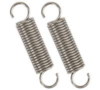 GUNGY Extension Spring 70 mm Tension Spring With Dual Hook in 304 Stainless Steel OD 16 mm Wire Diameter 2 mm Max Load 8.8 KG 2 x 16 x 70 mm 2 Pcs