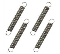 GUNGY Extension Spring 70mm Tension Spring With Dual Hook in 304 Stainless Steel OD 10mm Wire Diameter 1.2mm Max Load 3.2KG 1.2x10x70mm 4 Pieces