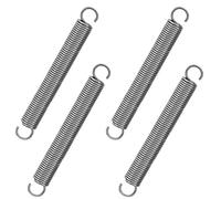 GUNGY Extension Spring 80mm Tension Spring With Dual Hook in 304 Stainless Steel OD 10mm Wire Diameter 1.2mm Max Load 3.2KG 1.2x10x80mm 4 Pieces