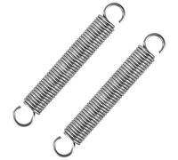 GUNGY Extension Spring 80mm Tension Spring With Dual Hook in 304 Stainless Steel OD 12mm Wire Diameter 1.5mm Max Load 6KG 1.5x12x80mm 2 Pieces