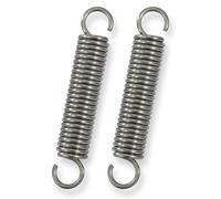 GUNGY Extension Spring 80mm Tension Spring With Dual Hook in 304 Stainless Steel OD 15mm Wire Diameter 2.2mm Max Load 11.8KG 2.2x15x80mm 2 Pieces