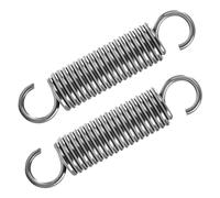 GUNGY Extension Spring 80mm Tension Spring With Dual Hook in 304 Stainless Steel OD 18mm Wire Diameter 2.5mm Max Load 12.8KG 2.5x18x80mm 2 Pieces