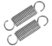 GUNGY Extension Spring 80mm Tension Spring With Dual Hook in 304 Stainless Steel OD 20mm Wire Diameter 2.5mm Max Load 13KG 2.5x20x80mm 2 Pieces