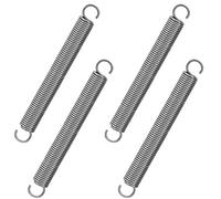 GUNGY Extension Spring 90mm Tension Spring With Dual Hook in 304 Stainless Steel OD 10mm Wire Diameter 1.2mm Max Load 3.2KG 1.2x10x90mm 4 Pieces