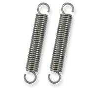 GUNGY Extension Spring 90mm Tension Spring With Dual Hook in 304 Stainless Steel OD 15mm Wire Diameter 2.2mm Max Load 11.8KG 2.2x15x90mm 2 Pieces