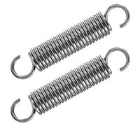 GUNGY Extension Spring 90mm Tension Spring With Dual Hook in 304 Stainless Steel OD 18mm Wire Diameter 2.5mm Max Load 12.8KG 2.5x18x90mm 2 Pieces