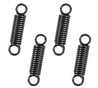 GUNGY Tension Springs with Hooks Piano Wire Tension Spring 50 mm Outer Diameter 12 mm Wire Diameter 2 mm Hook Angle 180 Degrees 2 Rounds Maximum Tensile Force 12.3 kg 2 x 12 x 50 mm Pack of 4