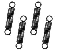 GUNGY Tension Springs with Hooks Piano Wire Tension Spring 60 mm Outer Diameter 12 mm Wire Diameter 2 mm Hook Angle 180 Degrees 2 Rounds Maximum Tensile Force 12.3 kg 2 x 12 x 60 mm Pack of 4