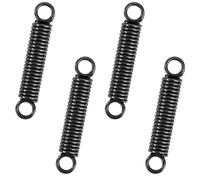 GUNGY Tension Springs with Hooks Piano Wire Tension Spring 65 mm Outer Diameter 12 mm Wire Diameter 2 mm Hook Angle 180 Degrees 2 Rounds Maximum Tensile Force 12.3 kg 2 x 12 x 65 mm Pack of 4
