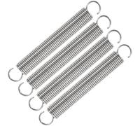 GUNGY Tension Springs with Hooks Stainless Steel Tension Spring 75 mm Outer Diameter 10 mm Wire Diameter 1.1 mm Maximum Tensile Force 2.37 kg 1.1 x 10 x 75 mm Pack of 4