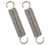 GUNGY Tension Springs with Hooks Stainless Steel Tension Spring 80 mm Outer Diameter 16 mm Wire Diameter 2 mm Maximum Tension 8.8 kg 2 x 16 x 80 mm Pack of 2