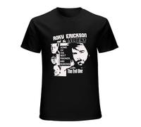 Guniangjia Men's Roky Erickson T 8 Shirt Black M