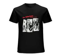 Guniangjia Men's The Undertones Teenage Kicks, Band, Hypnotised 1980 T-Shirt Black XL