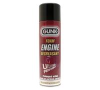 GUNK Foam Engine Degreasant Spray, Foaming Automotive Cleaner for Engine Surfaces & Parts, Easy Spray Application, Suitable for Cars, Trucks & Motorcycles, 500ml
