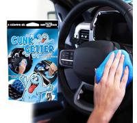 Gunk Getter PeerBasics, Cleaning Gel for Those Hard to Reach Places, Automotive Cup Holder Electronic Keyboard Office, Slime Gel Cleaner Dust Crumb Removal (Resealable Pouch, Blue, 3oz)