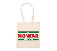 GUNMANTOR Freedom And Peace In Iran Shopping Bag Beige Reusable Sustainable Eco Friendly Reusable Shopping Bag