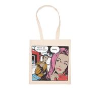 GUNMANTOR Give Me Attention Beige Reusable Shopping Bag Durable Eco Friendly Reusable Shopping Bag