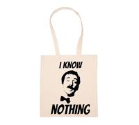 GUNMANTOR Je Ne Sais Nothing Shopping Bag Beige Reusable Sustainable Eco Friendly Reusable Shopping Bag